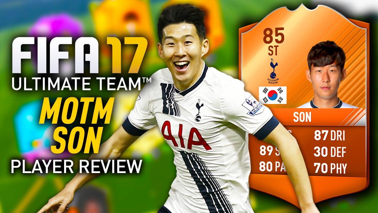 FIFA 17 MOTM SON (85) *STRIKER* PLAYER REVIEW! FIFA 17 ULTIMATE TEAM!