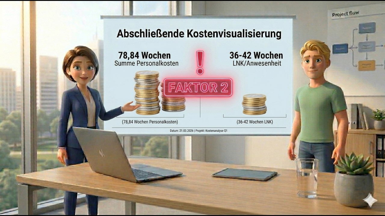 Personalkosten Beispiel - Warum kostet eine Arbeitsstunde eigentlich das Doppelte vom Bruttolohn? 🤨💰