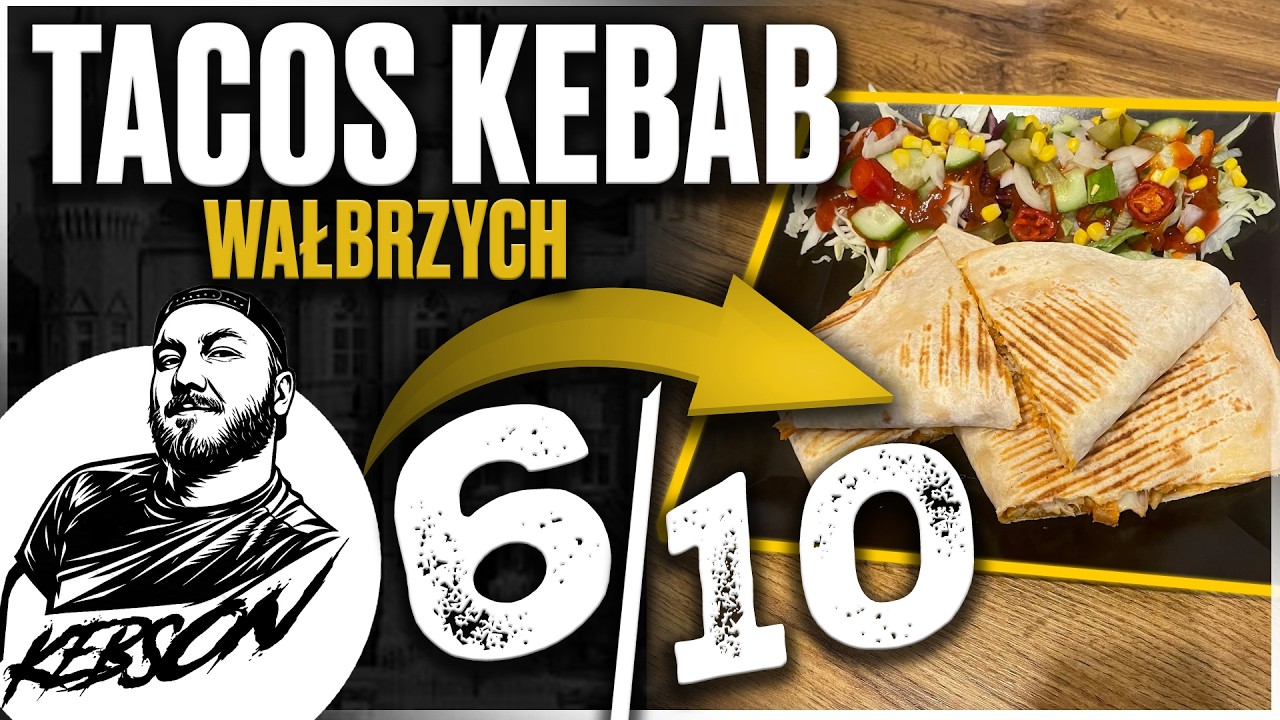 KEBABA W TAKIEJ FORMIE JESZCZE NIE JADŁEM - TACOS KEBAB - WAŁBRZYCH