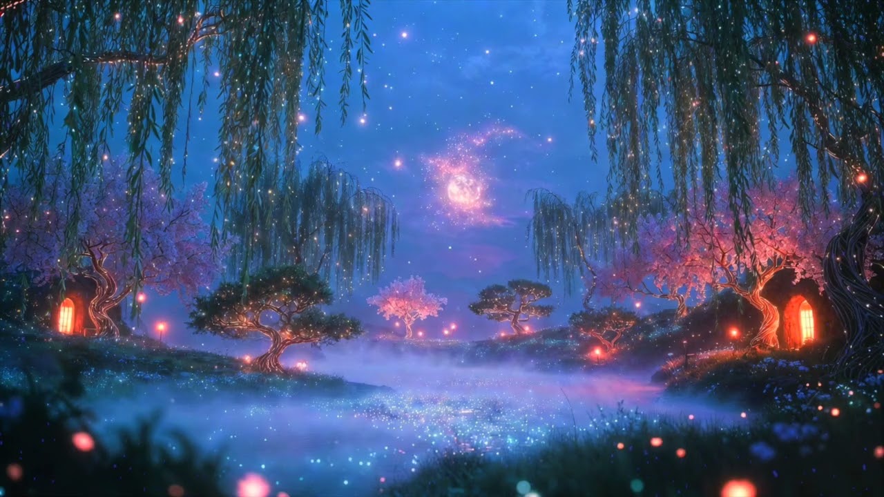 Celestial Moonlit River for Deep Sleep ✧ Peaceful Healing Rest