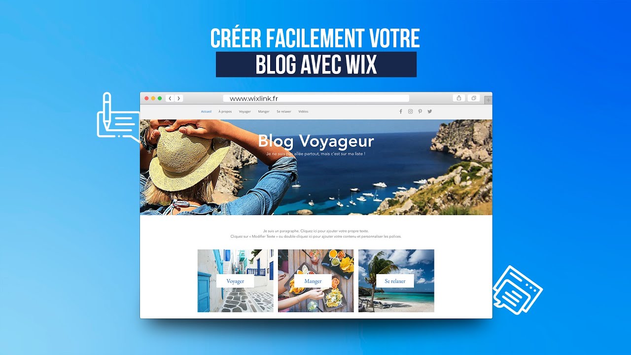Tuto Wix : Comment créer un blog facilement