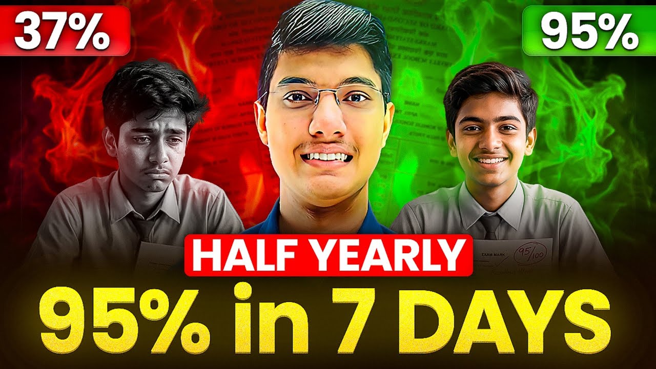 Class 10 Half Yearly Score 95% in Next 7 Days 🔥