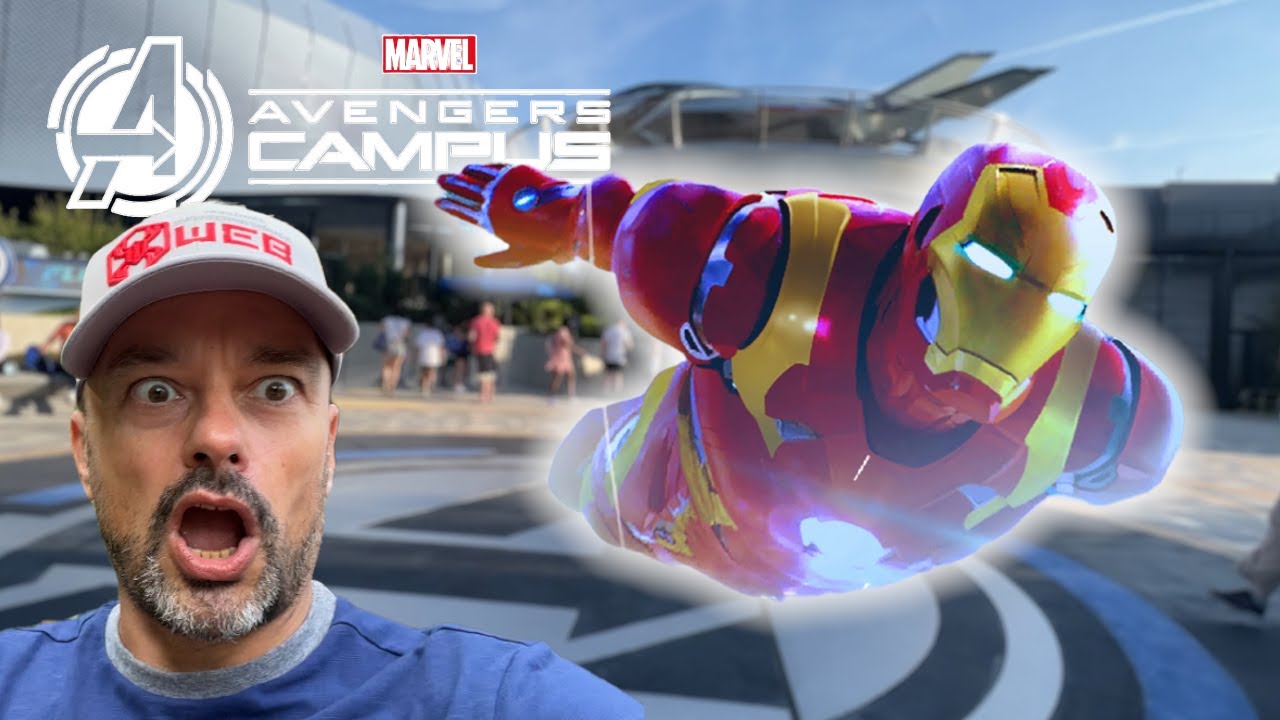 EN COMPAGNIE DE SPIDERMAN ET D'IRON MAN A L'AVENGERS CAMPUS !