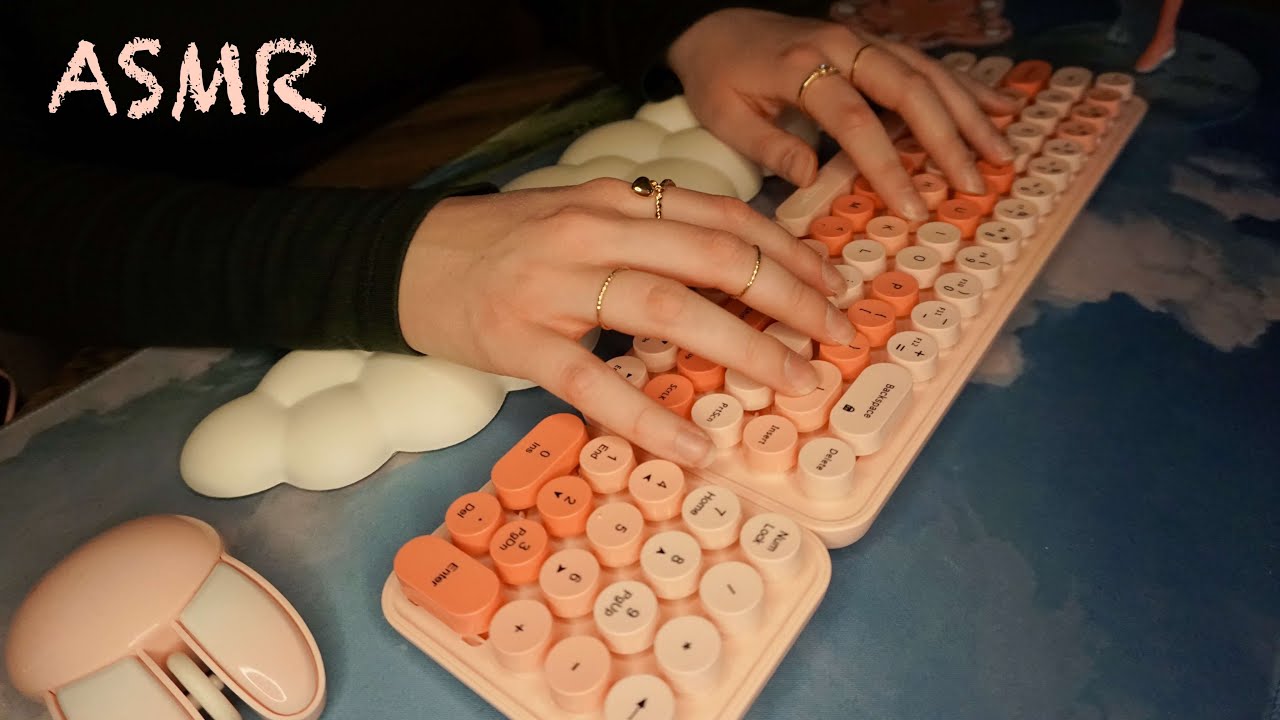 ASMR Relaxing Keyboard Typing