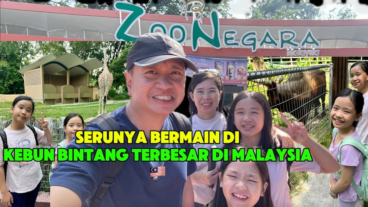 Serunya Berkunjung Ke Kebun Binatang Terbesar di Malaysia 🇲🇾 Zoo Negara Malaysia Kuala Lumpur