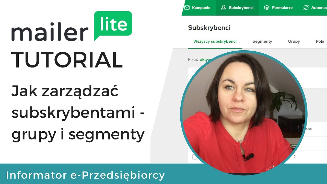Jak zarządzać subskrybentami w Mailerlite - tutorial