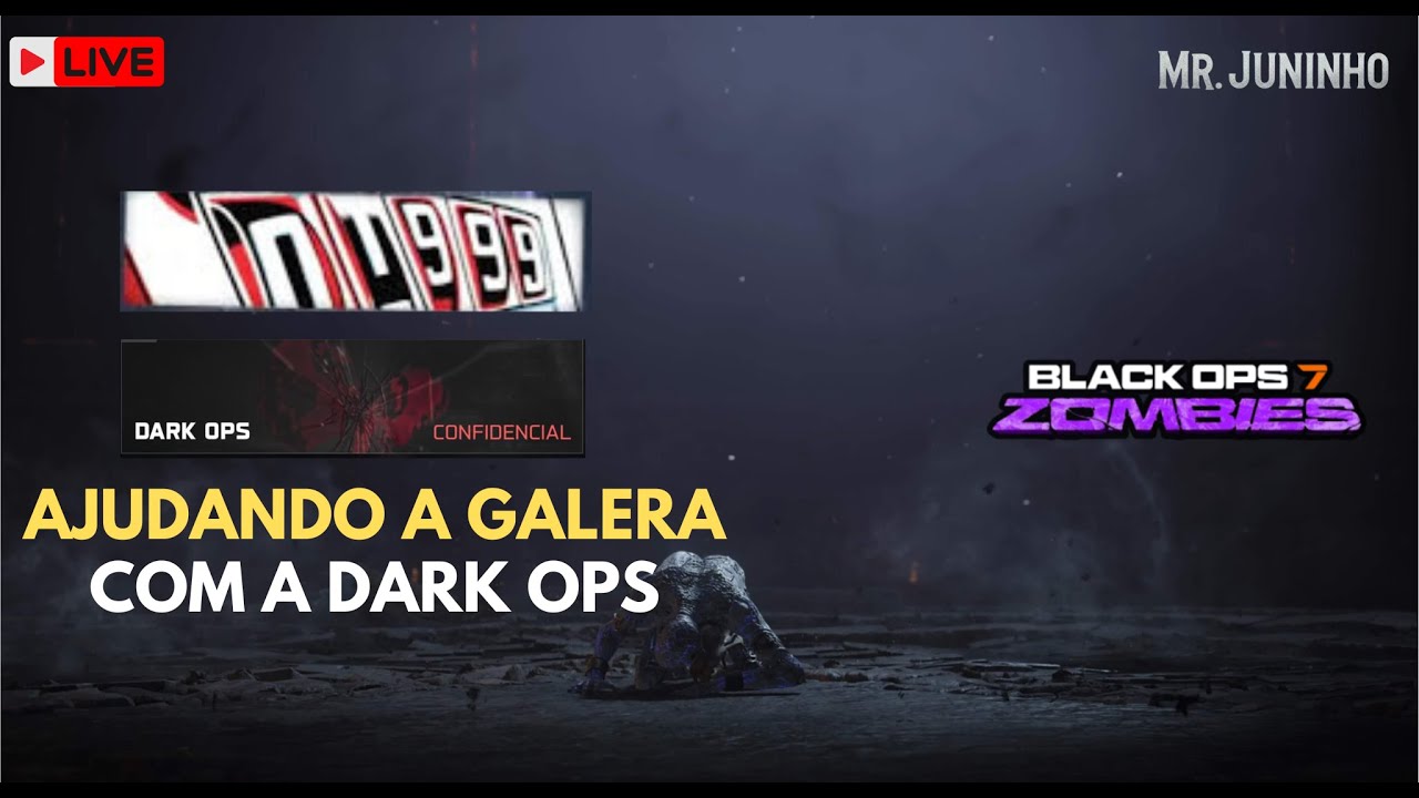 🔴 BO7 Zombies GLITCH | Em Busca da Dark Ops 999 | Ajudando a galera