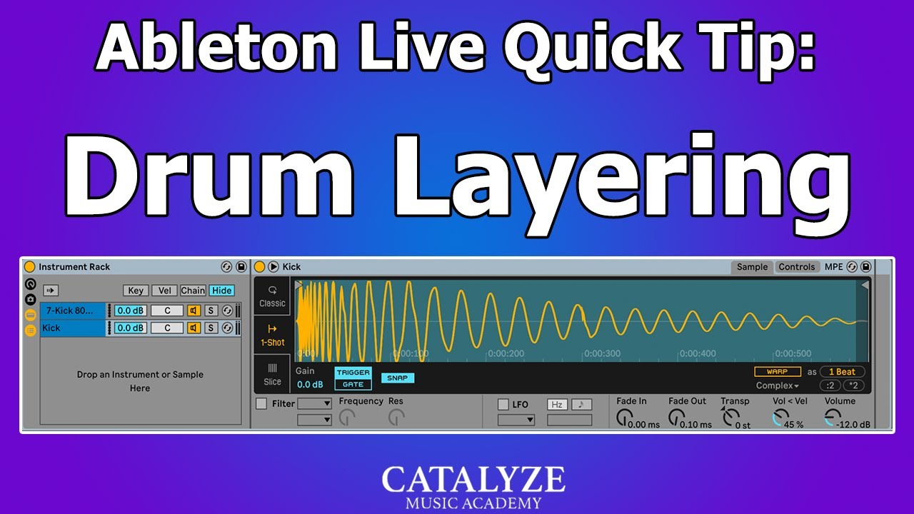 Ableton Live Quick Tip: Drum Layering