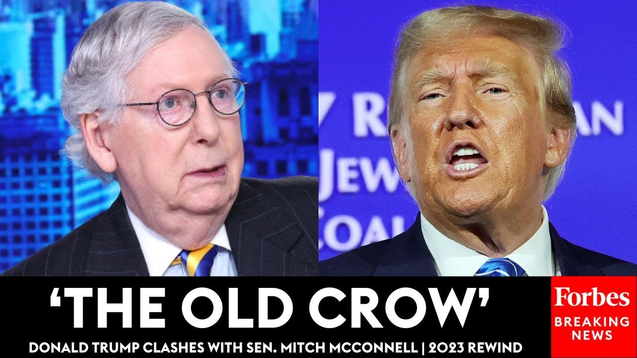 SUPERCUT: Mitch McConnell And Donald Trump Clash | 2023 Rewind