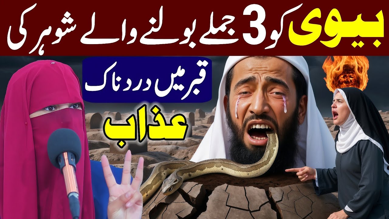 Biwi Ko Teen Jumlay Bolne Wale Shohar Par Allah Ka Azab | Alima Jannat Bukhari | Husband Wife Story