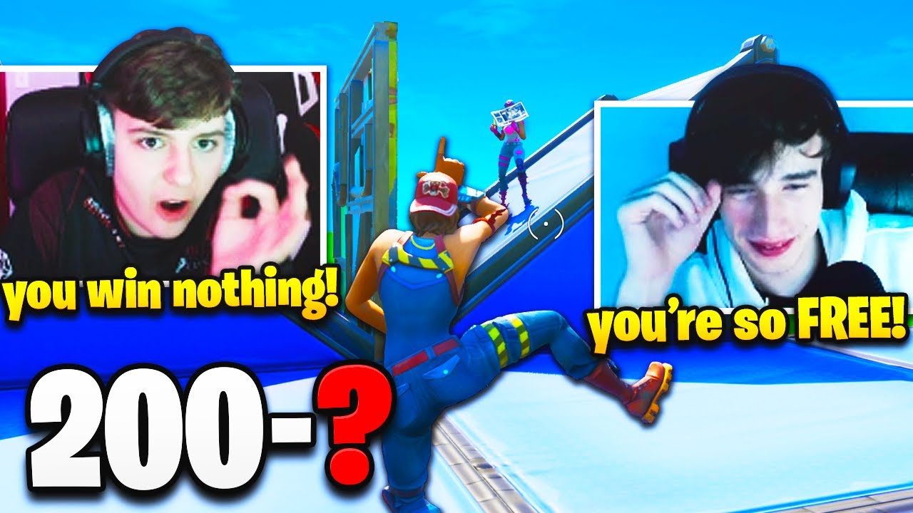 CLIX *TRIES TO RUIN* 200-0 PLALISM BUILD FIGHT RECORD then GETS TOXIC! (Fortnite)