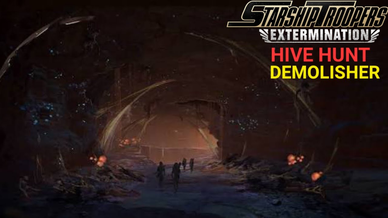 HUNTING FOR HIVES! - HARD DIFFICULTY! - STARSHIP TROOPERS EXTERMINATION!