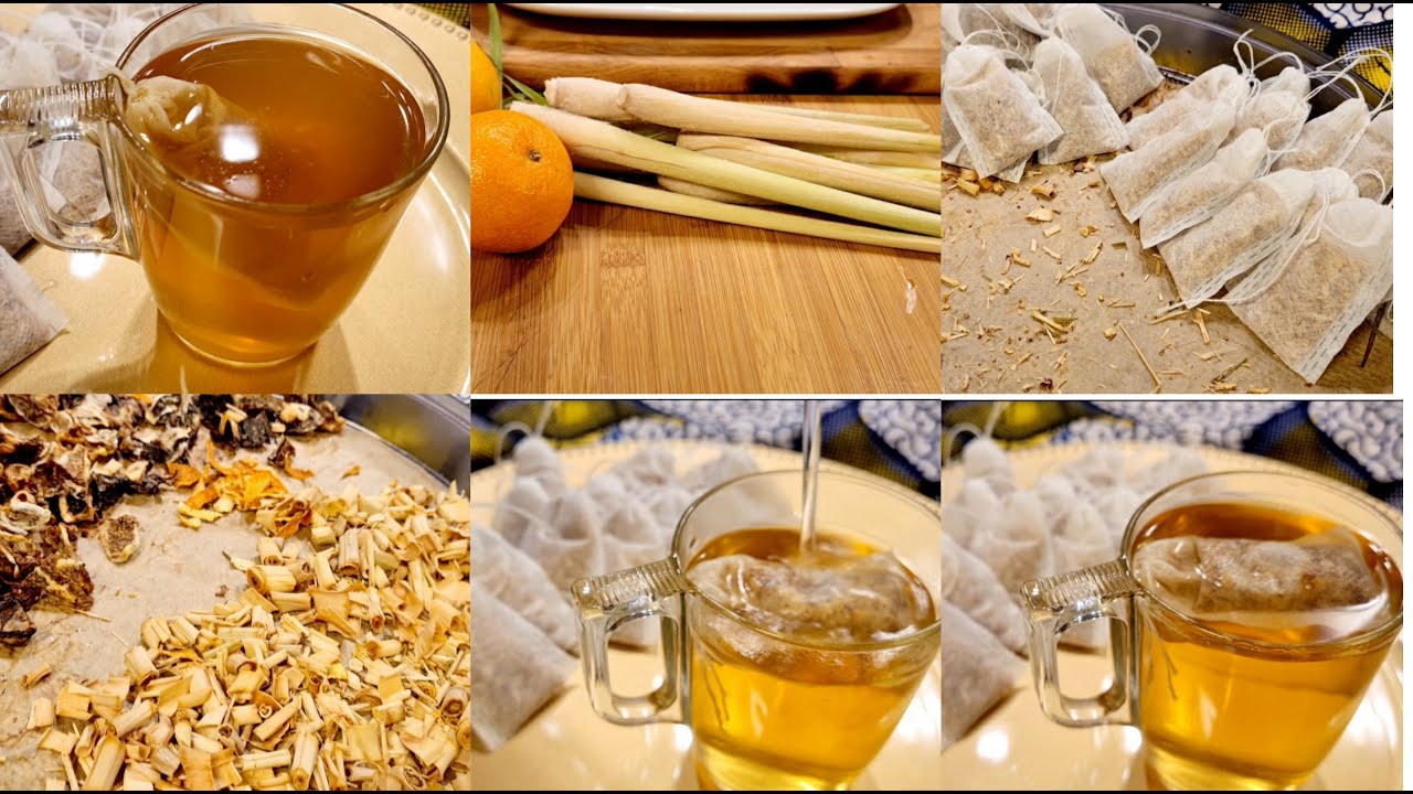 Comment Je Réalise Mon Thé De Citronnelle, À La Mandarine, Citron, Et Pomme
