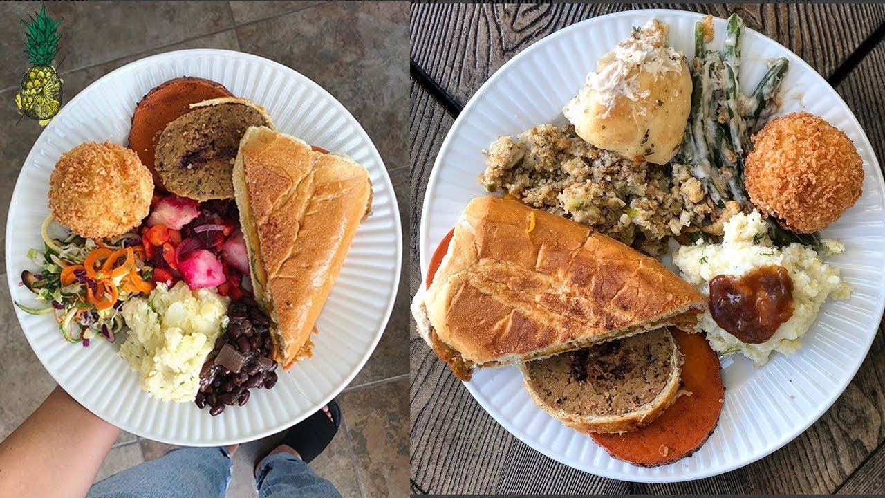 What We Ate At Our Vegan Thanksgiving 🍁💕✨