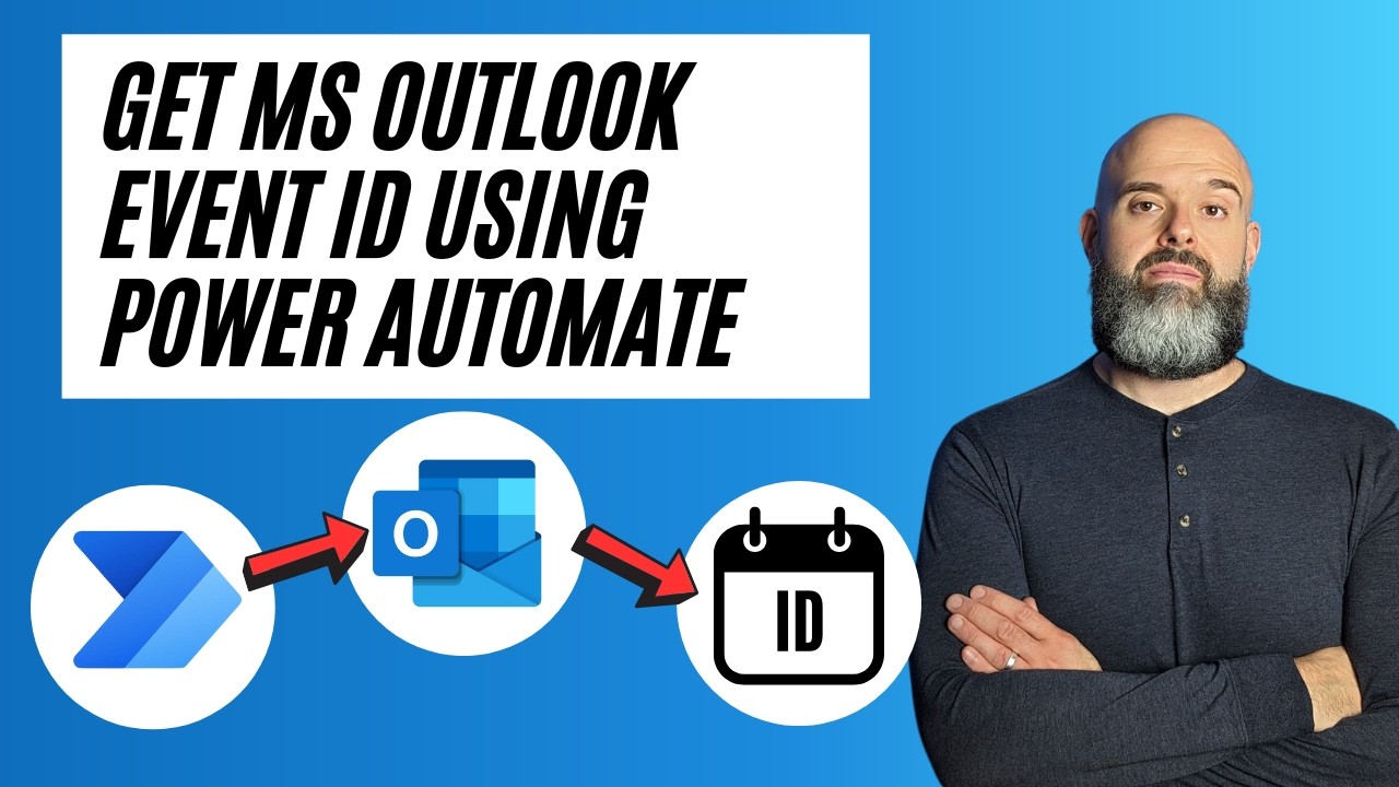 Как найти идентификатор события MS Outlook с помощью Power Automate