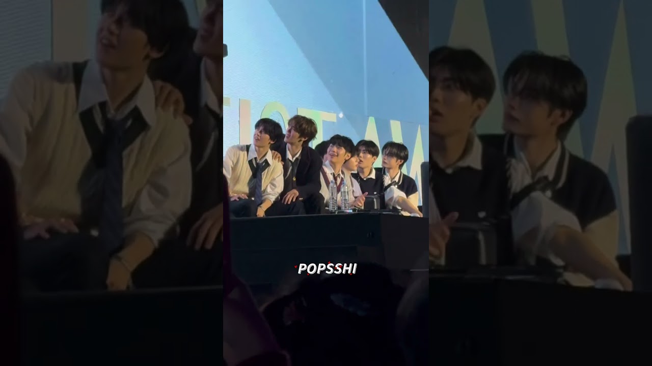 241227 ZEROBASEONE reaction NCT127 on stage #AAA2024inBKK