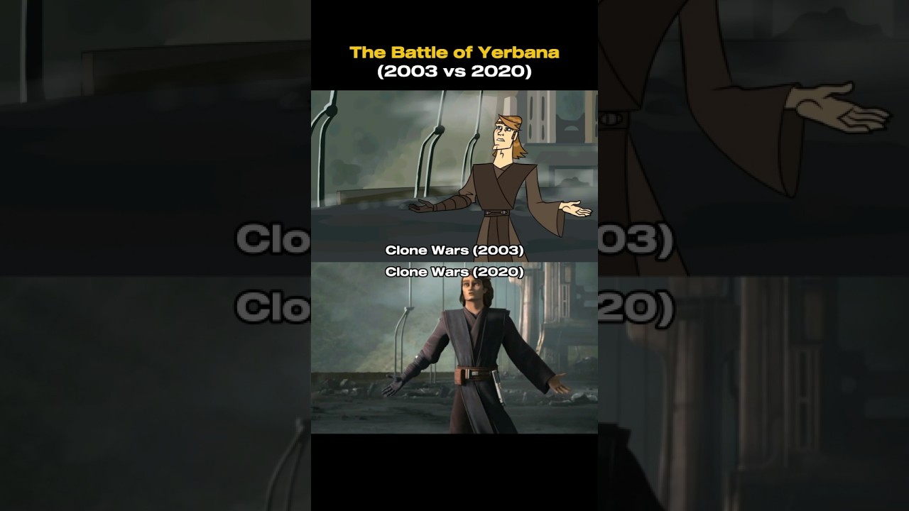 Clone Wars The Battle Of Yerbana (2003 vs 2020) | Star Wars