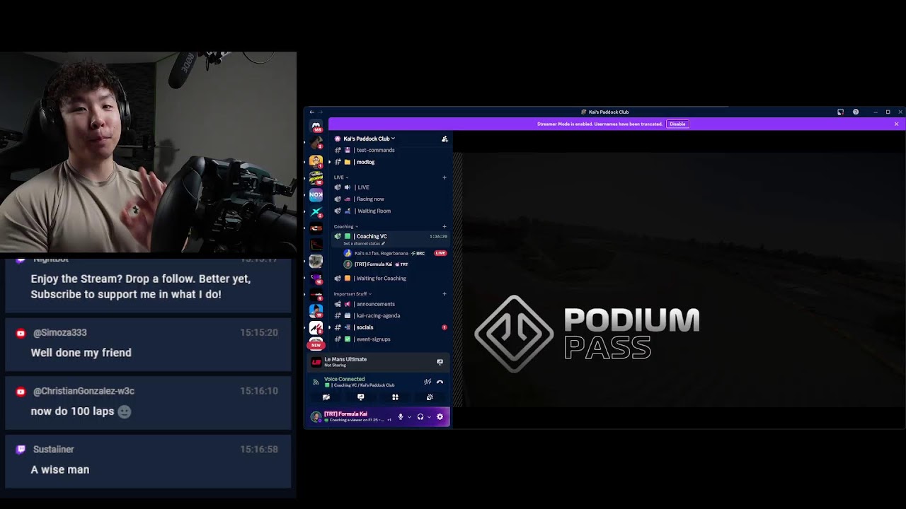 Coaching a viewer on F1 25 - book a sesion with me! !coaching !discord