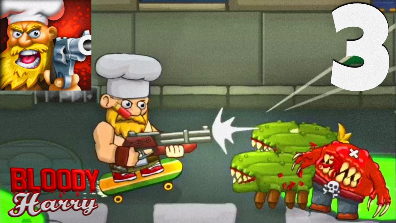 Bloody Harry: Zombie Shooting - Levels 32-43 - Full Gameplay Walkthrough Parte 3 (iOS, Android)