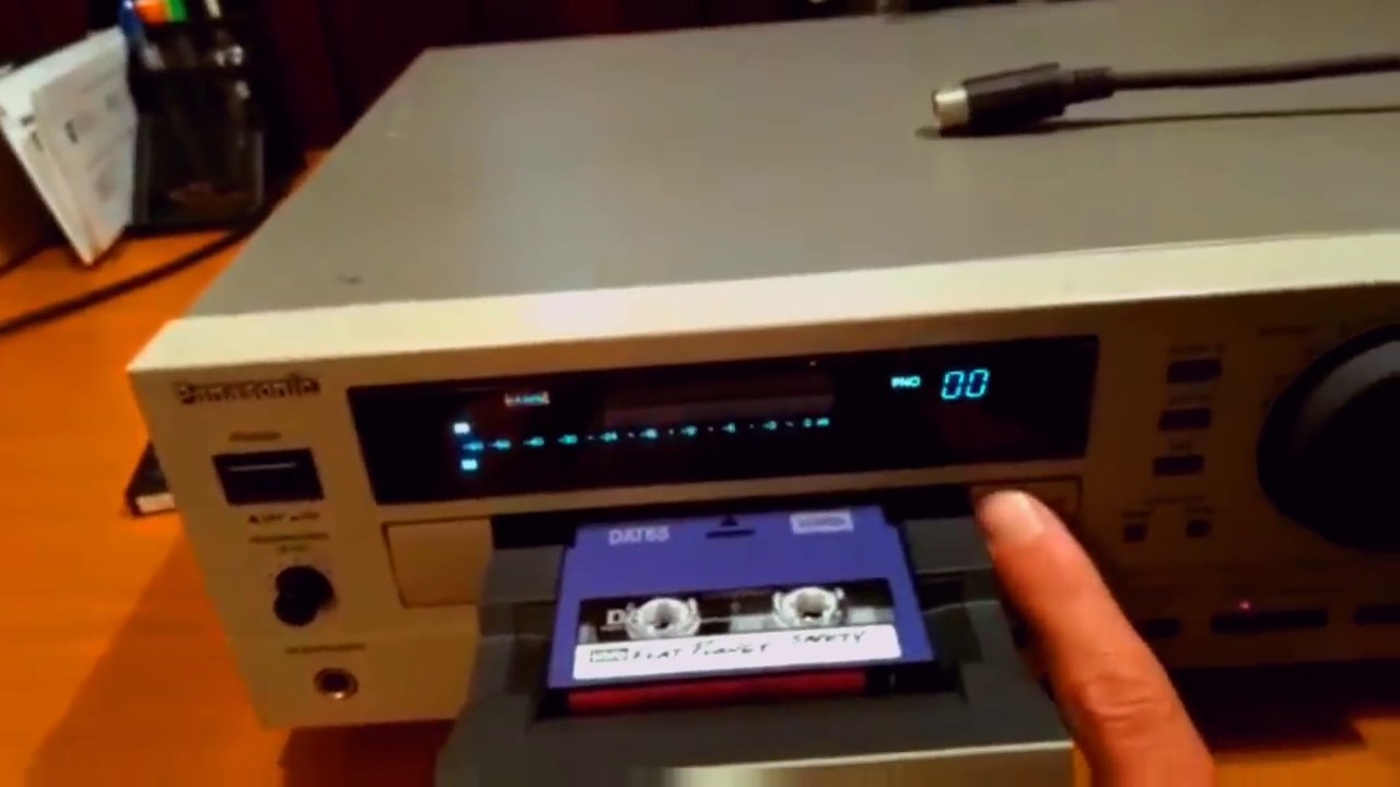 Panasonic SV 3700 DAT Cleaning The EASY Way