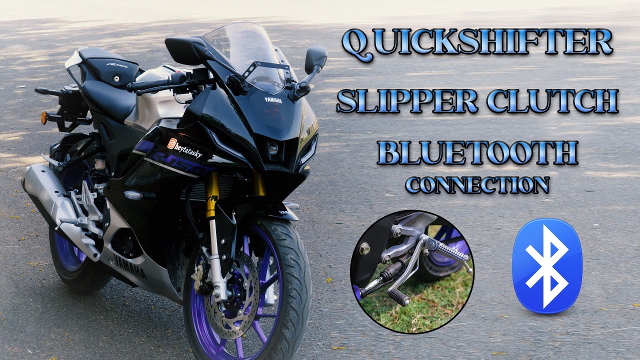 Quickshifter & Slipper Clutch & Blutooth Connect Information 🔥Yamaha R15V4M #yamaha #beast07
