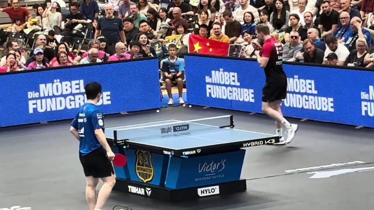 Fan Zhendong's defeat against Benedikt Duda