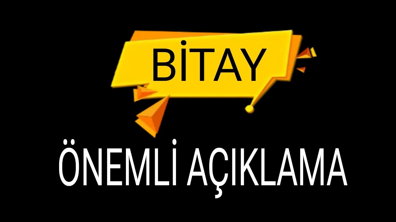 BİTAY A&Ccedil;IKLAMA! BİTAY MAĞDURU OLAN ARKADAŞLAR DİNLESİN BORSA ŞİKAYETLERİ