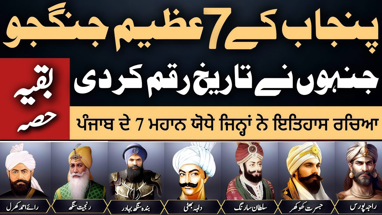 Who Were the 7 Warrior Heroes of Punjab That Changed History? | Final Part | Eng Cc |