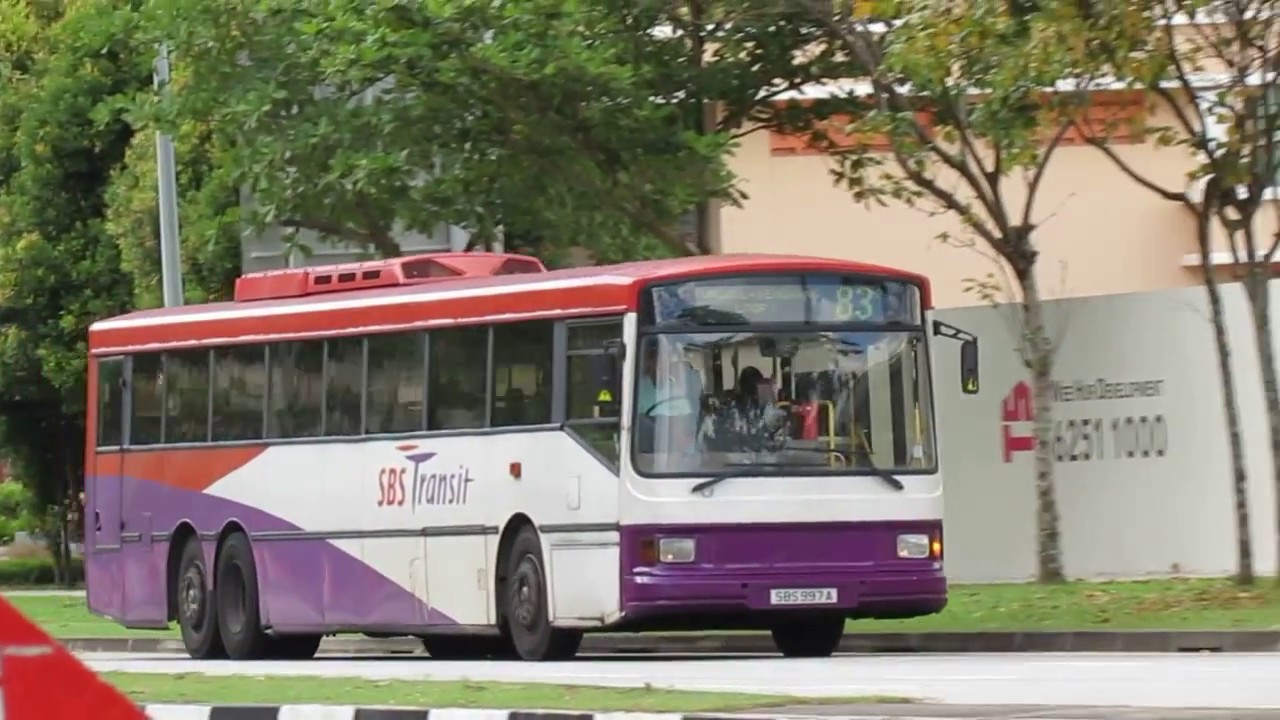 [SBS Transit] SBS997A @ 83 | Volvo B10M MKIV Superlong Demonstrator By-Passing