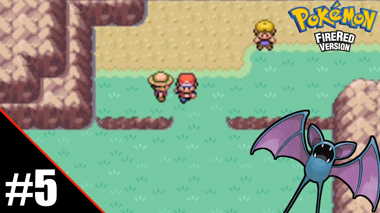 Exploring Mt Moon  - Pokemon Fire Red Part 5