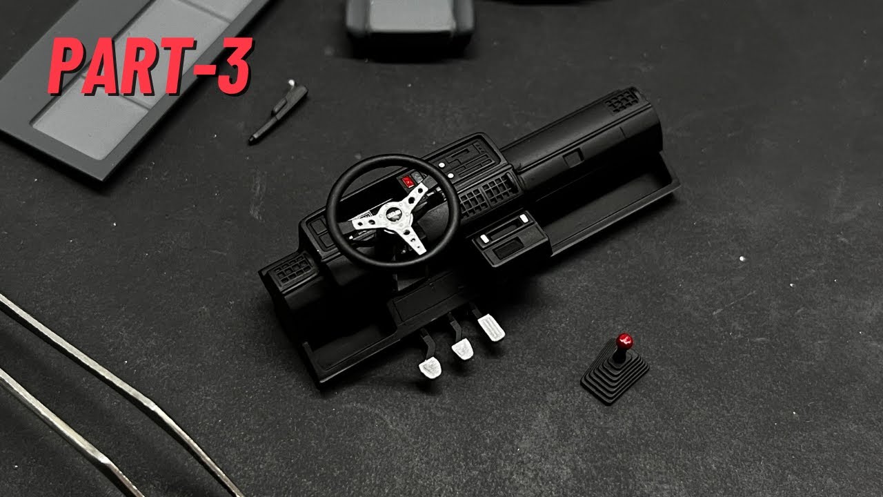 1/24 Scale Vw Golf MK-2 GTI Project Part-3 Interior  Details