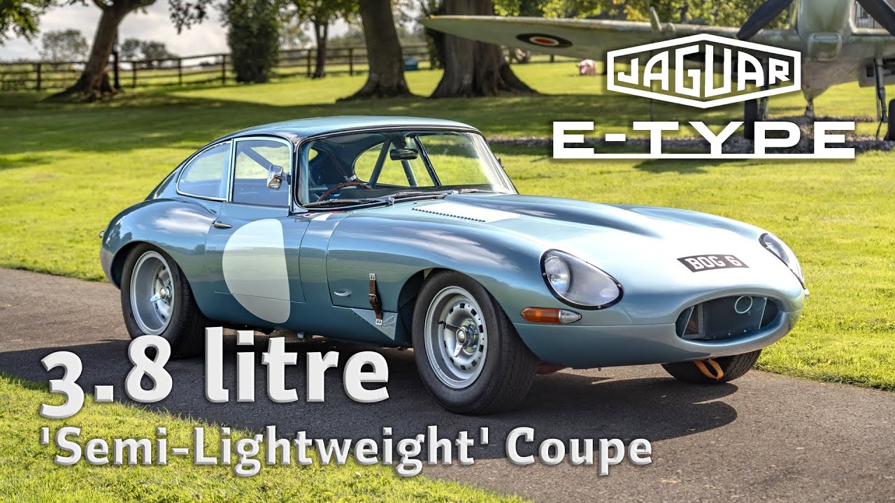 Road legal 1962 Jaguar E Type 3 8 litre 'Semi Lightweight' Coupe with Rob Beere engine