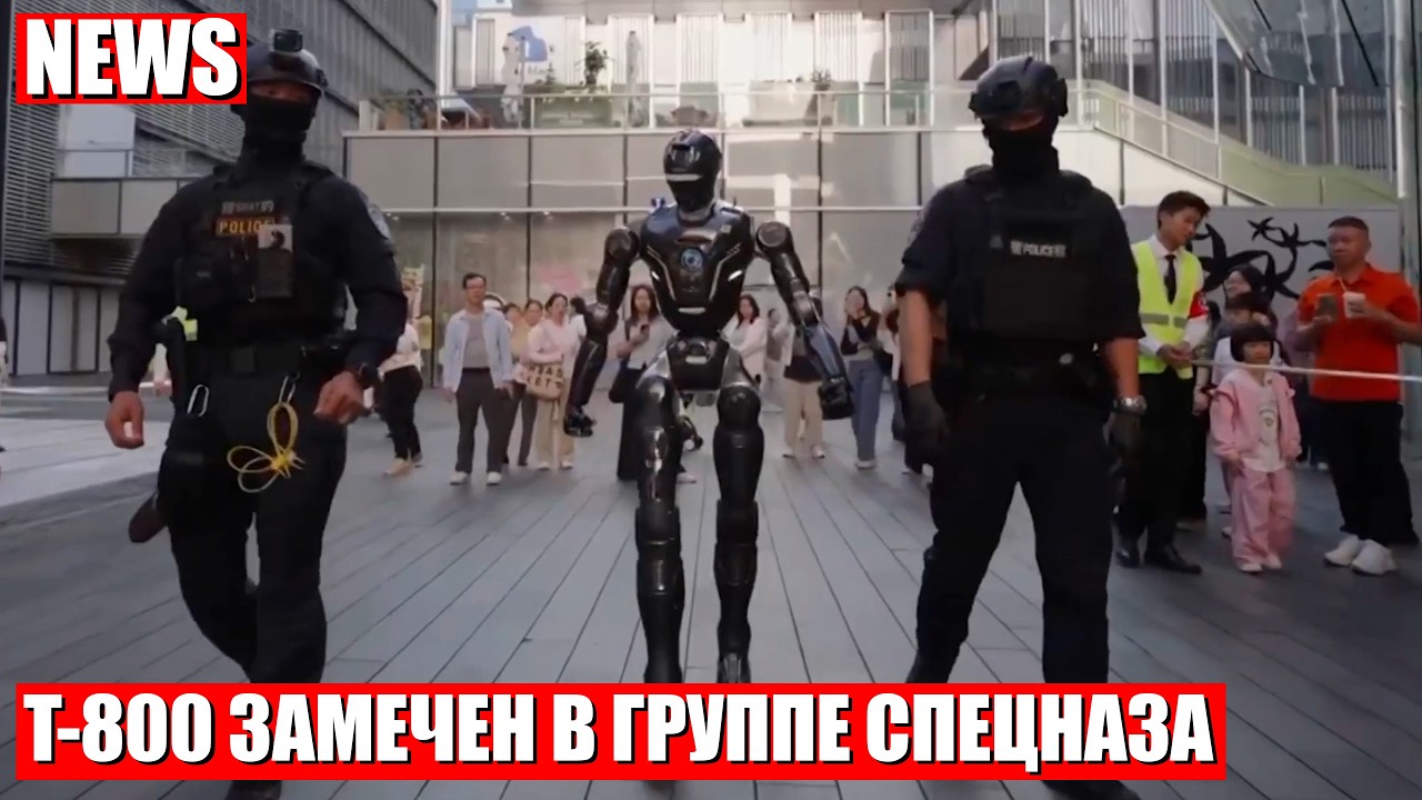 Робот Т-800 выполнил тестовый патруль с полицией в Китае