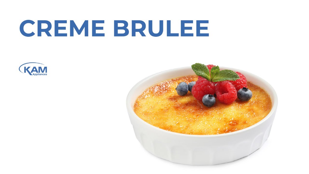 Creme Brulee In The Steam Oven