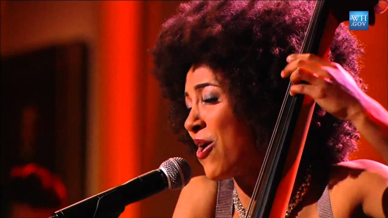 Esperanza Spalding performs 