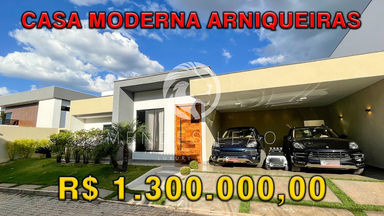 CASA MODERNA EM ARNIQUEIRA DF | MENDES LE&Atilde;O