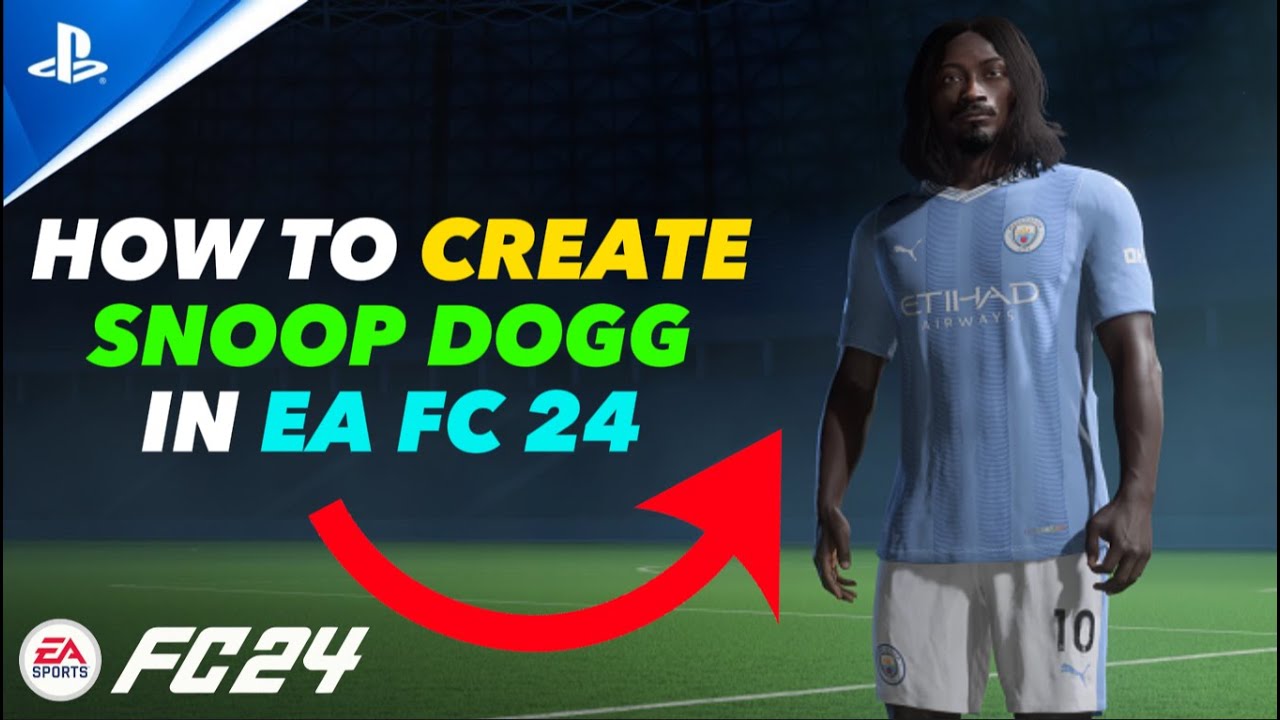EA Sports FC 24: How To Create Snoop Dogg (PRO CLUBS TUTORIAL) #fifa #snoopdogg #proclubs