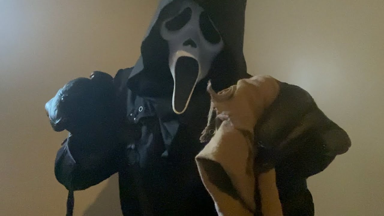 Asmr Wiping Your Worries Away with Ghost Face