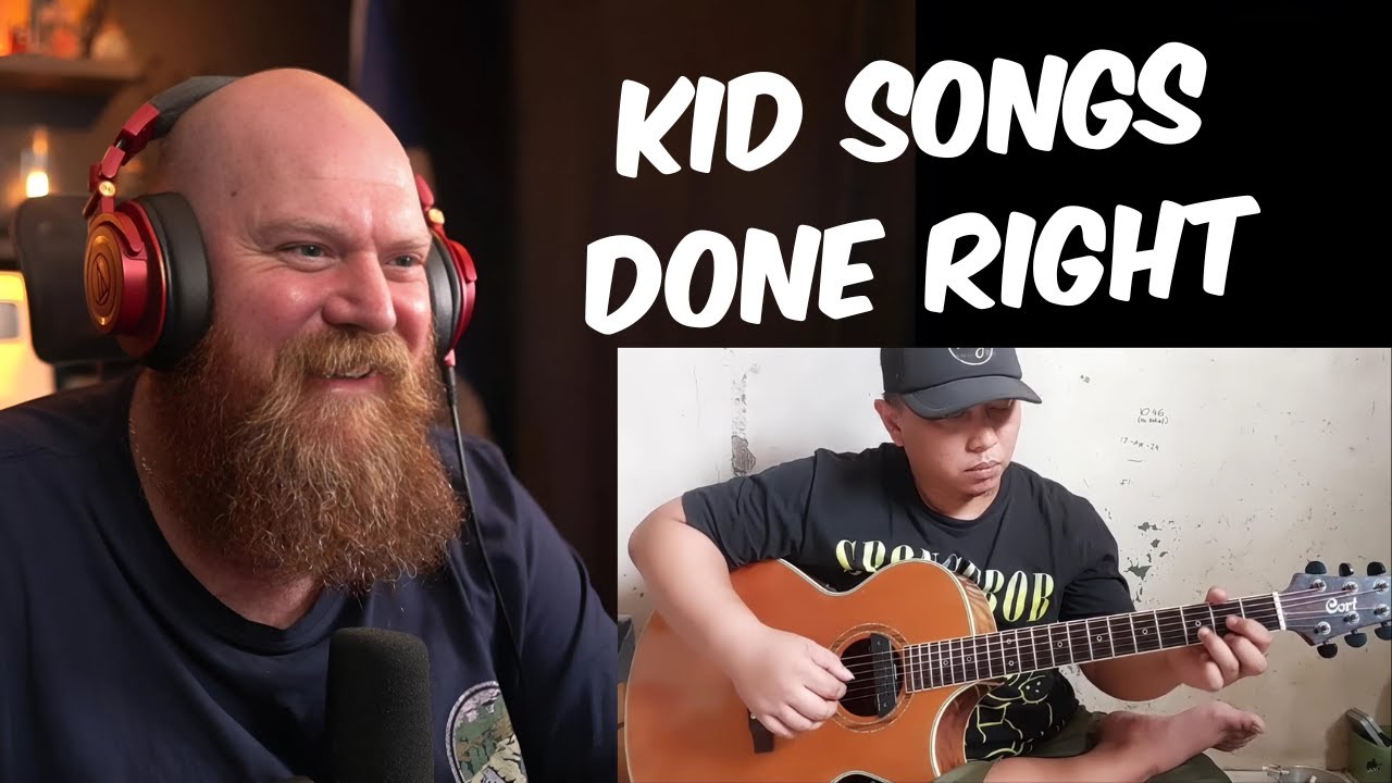 Alip Ba Ta Turns Baby Shark & Wheels on the Bus Into Guitar Magic – My Reaction!