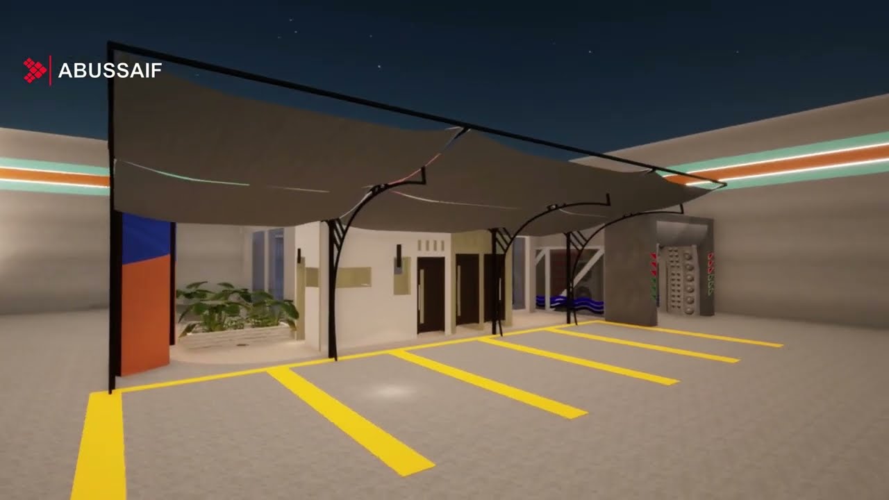 تصميم مغسلة سيارات - Car Wash Design