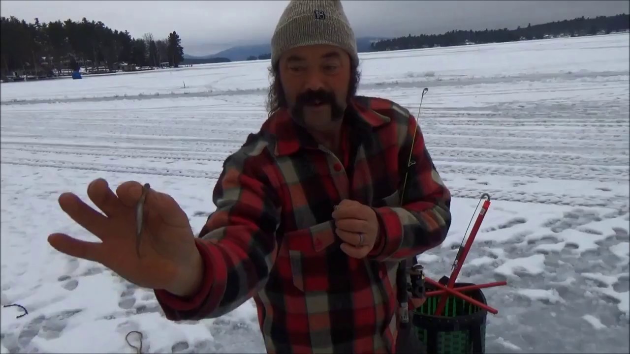 JIGGING UP FRESH WATER SMELT THROUGH THE ICE...