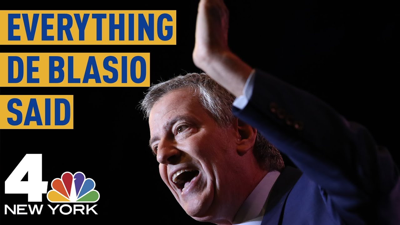 Everything Mayor Bill de Blasio Said During Night 1 of the Democratic Debate | NBC New York