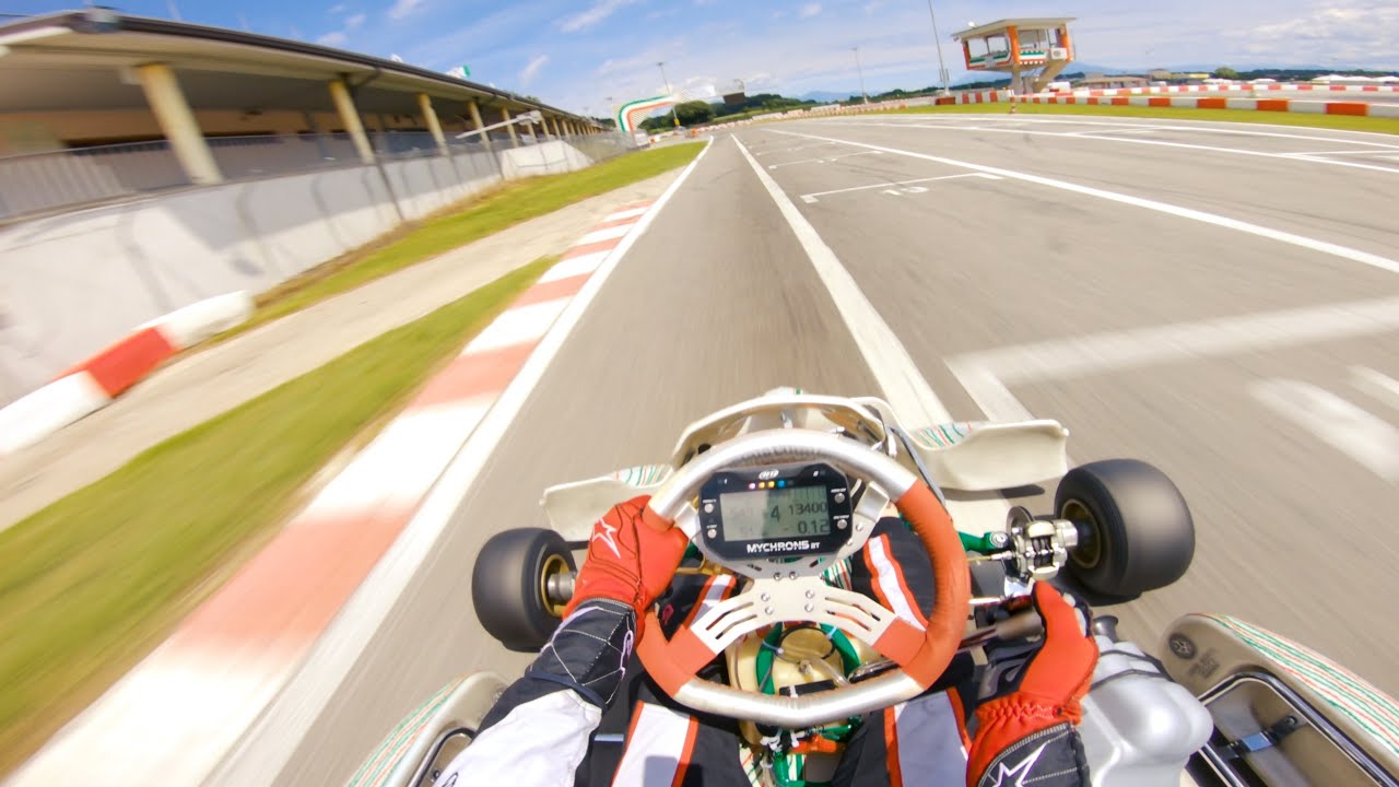 Onboard KZ shifter kart - Free Practice // South Garda Karting - Lonato