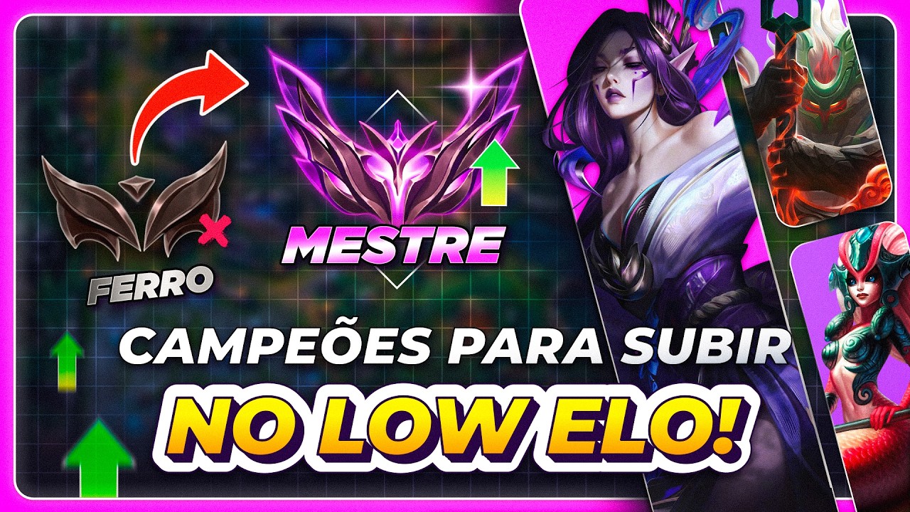 TIER LIST DE SUPORTES PARA SUBIR NO LOW ELO! - MAIN SUP MESTRE+