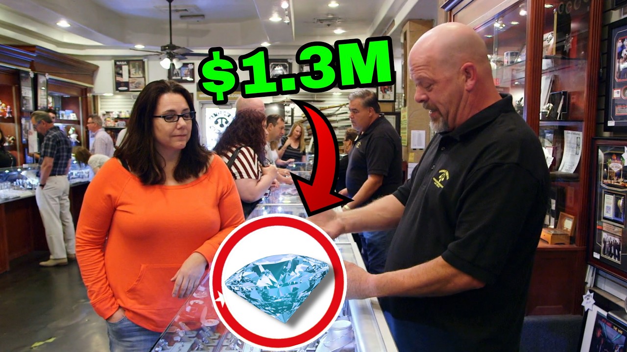 Участники телешоу «Pawn Stars» потратили 1 000 000 долларов на оценку этого редкого бриллианта!