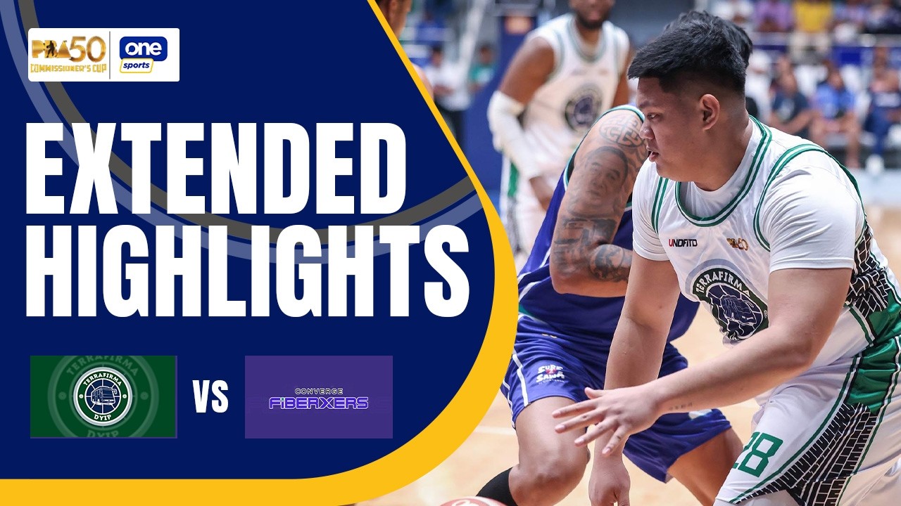 CONVERGE vs TERRAFIRMA | EXTENDED HIGHLIGHTS | PBA SEASON 50 COMMISSIONER’S CUP
