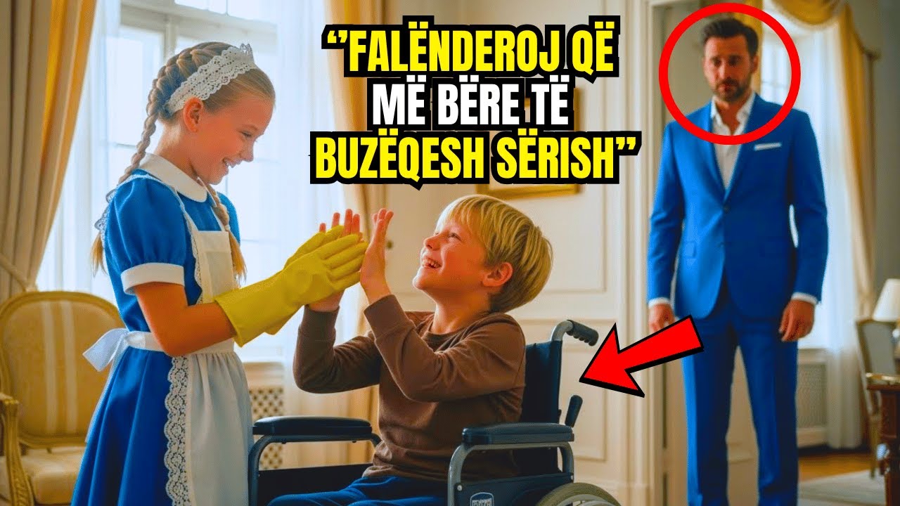 Vajza E Pastrueses Bën Që Djali I Paralizuar I Milionerit Të Qeshë Sërish... Ai Qau Në Heshtje...