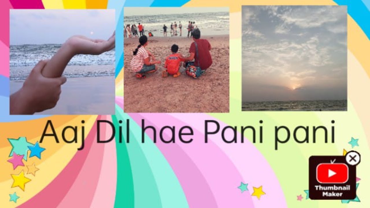 Sunset Time At The Goa Beach