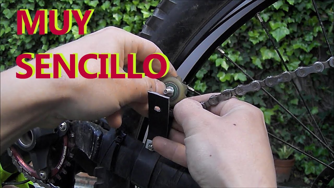 COMO HACER UN GUIACADENAS CASERO // HOW TO MAKE A HANDMADE CHAIN GUIDE #2