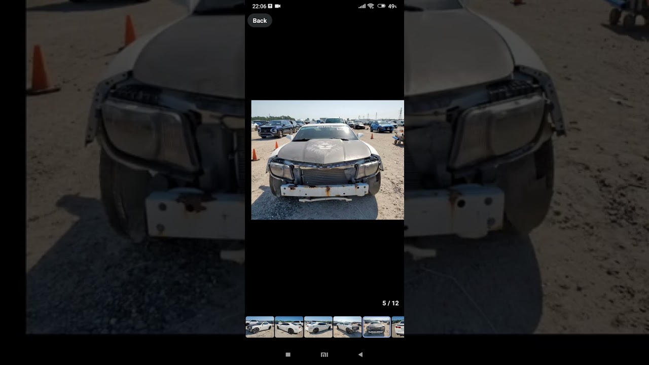 CHEVY CAMARO ONLY 2200$ USA COPART LIVE CAR AUCTION
